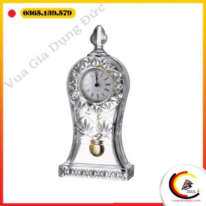 Đồng hồ pha lê cao cấp để bàn Bohemia