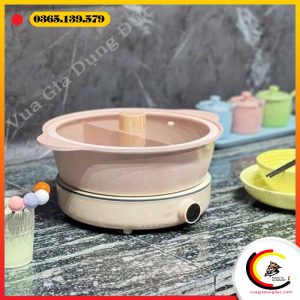 Nồi lẩu 2 ngăn 2LOCK dung tích 6,7L
