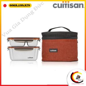 SET 2 HỘP CƠM THẾ HỆ MỚI CUITISAN TOGO FLORA EC4-203