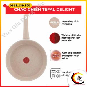 Chảo chiên chống dính vân đá Tefal Delight 28cm