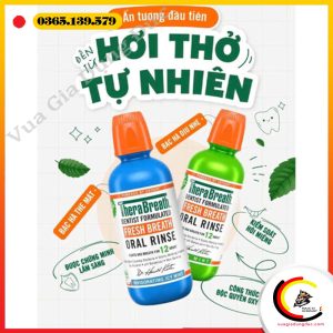Nước Súc Miệng TheraBreath chai 473ml