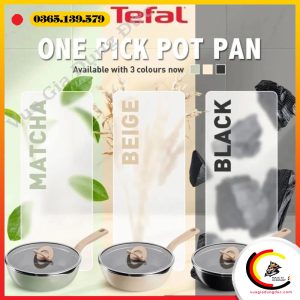 CHẢO TEFAL G1668795 24CM - CÓ NẮP KÍNH CAO CẤP