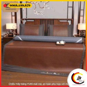 Chiếu mây băng YUKI 2025 kích thước 2,0 x 2,2m (tặng kèm 2 vỏ gối)