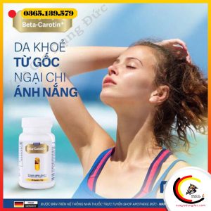 VIÊN UỐNG CHỐNG NẮNG BETA-CAROTIN+ 60V