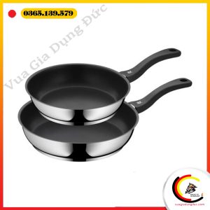 Set 2 chảo chống dính WMF DEVIL FRYPAN 20CM+28CM cán nhựa
