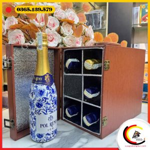 Sparkling Pol Remy Ice - Vang Sủi Đẳng Cấp Số 1 Thế Giới (Set 6 chai kèm hộp da)