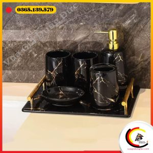 Set nhà tắm vân đá cẩm thạch Marble
