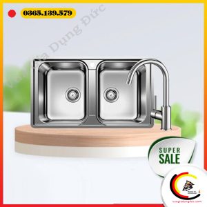 Combo chậu rửa bát inox Blanco Lemis 8 IF + Vòi rửa bát Blanco Mida