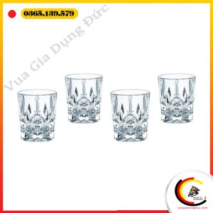 Bộ 4 cốc pha lê 55ml Natchmann Noblesse