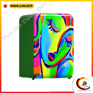 Tủ lạnh Retro HCK Sleepy Girl (Xanh) 107L