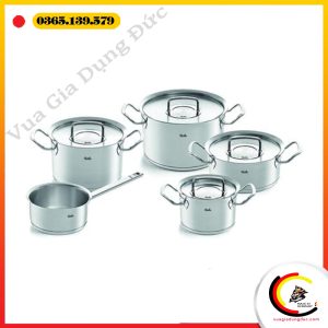 Bộ nồi Fissler Profi 4 nồi 1 quánh nắp inox