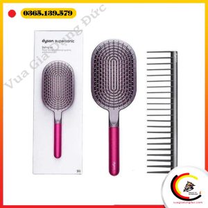 Set 2 lược Dyson (1 lược bàn chải bản to + 1 lược chải răng thưa)