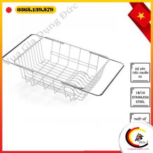 Kệ inox gác bồn rửa chén bát đa năng Chockmen (size 30cm)