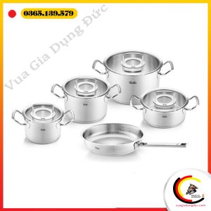 Bộ nồi Fissler Profi Original 5 món vung kính