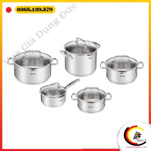 Bộ 5 nồi Inox cao cấp Tefal Duetto Plus G719SA55