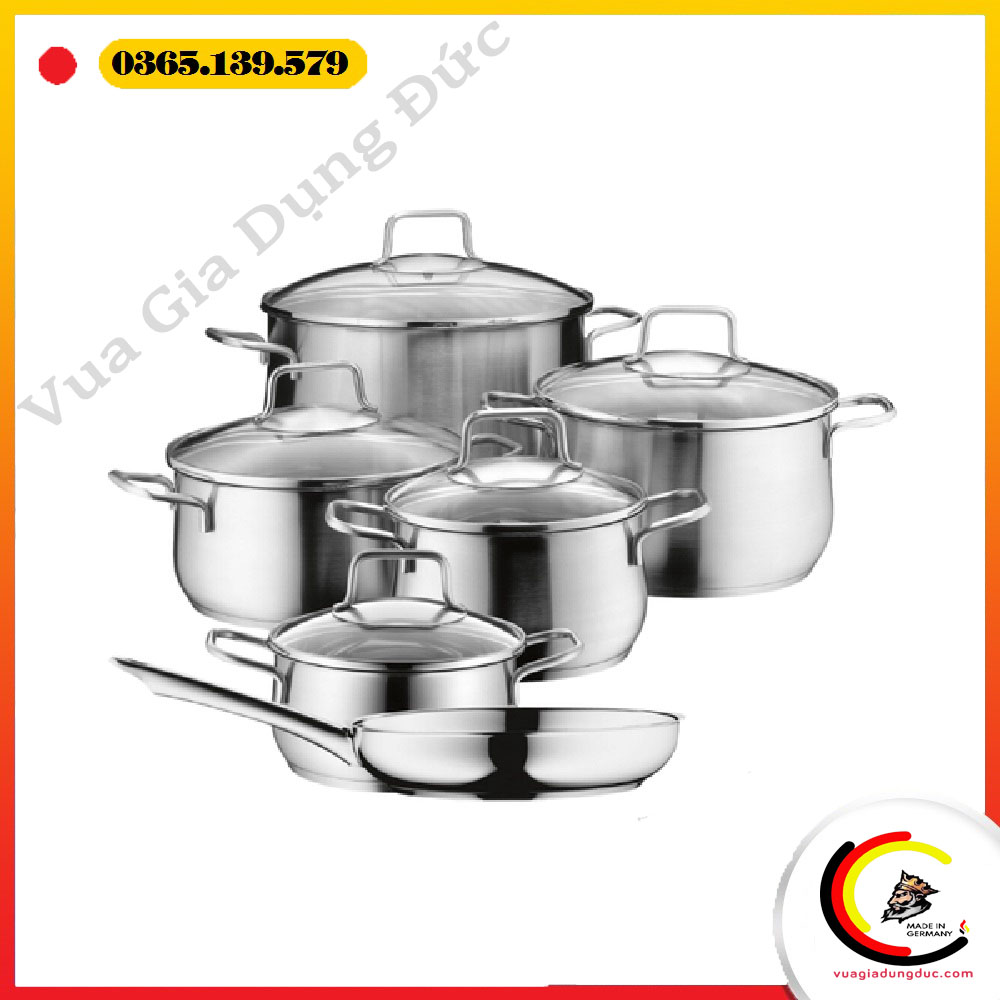 Bộ nồi WMF Brillant 6 món kèm chảo