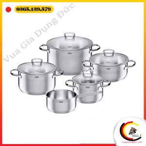 Bộ nồi Silit Toskana 5 món (4 nồi, 1 quánh)