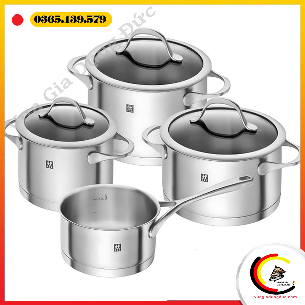 Bộ nồi Zwilling Essence 4 món kèm quánh