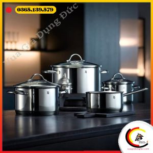 Bộ nồi WMF Aparto gồm 4 món 3 nồi, 1 quánh