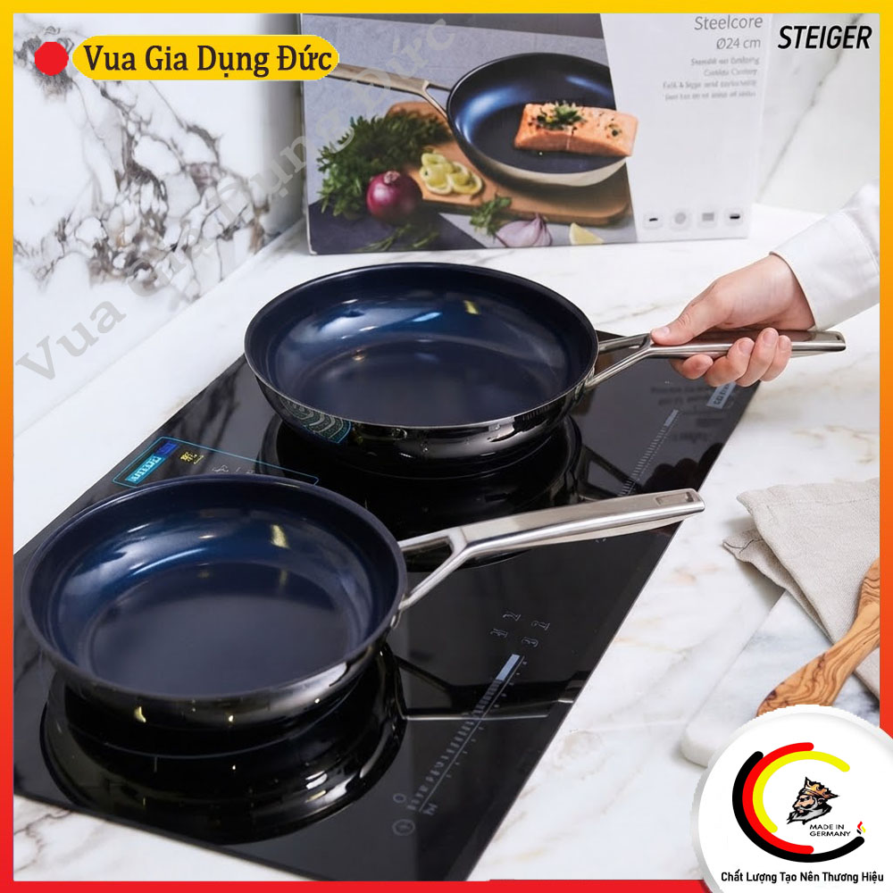 Chảo rán chống dính STEIGER Steelcore
